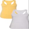 1533 Next Level The Ideal Racerback Tank LargeBanana-White view 1