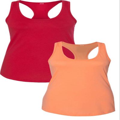 1533 Next Level The Ideal Racerback Tank LargeRed-Orange
