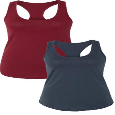 1533 Next Level The Ideal Racerback Tank Medium Cardinal-Indigo