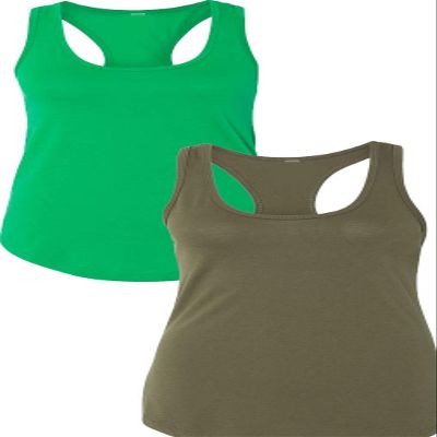 1533 Next Level The Ideal Racerback Tank Medium Green-Army