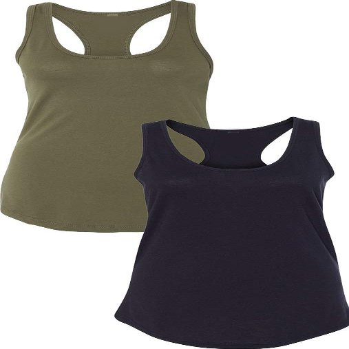 1533 Next Level The Ideal Racerback Tank 2XLArmy-Black
