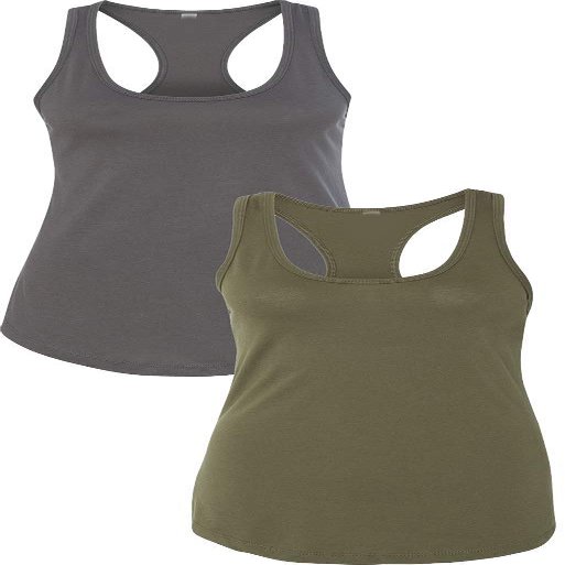 1533 Next Level The Ideal Racerback Tank Small Dark Grey-Army