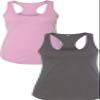 1533 Next Level The Ideal Racerback Tank 2XLLilac-Dark Grey view 1