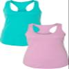 1533 Next Level The Ideal Racerback Tank LargeTahiti-Lilac view 1
