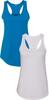 1533 Next Level The Ideal Racerback Tank XLTurquoise-White view 1