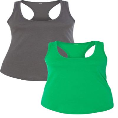 1533 Next Level The Ideal Racerback Tank 2XLDark Grey-Green