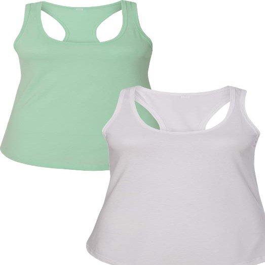 1533 Next Level The Ideal Racerback Tank LargeMint-White