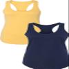 1533 Next Level The Ideal Racerback Tank LargeBanana-Navy view 1