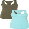 1533 Next Level The Ideal Racerback Tank X-Small Army-Cancun view 1