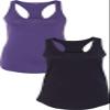 1533 Next Level The Ideal Racerback Tank 2XLPurple-Black