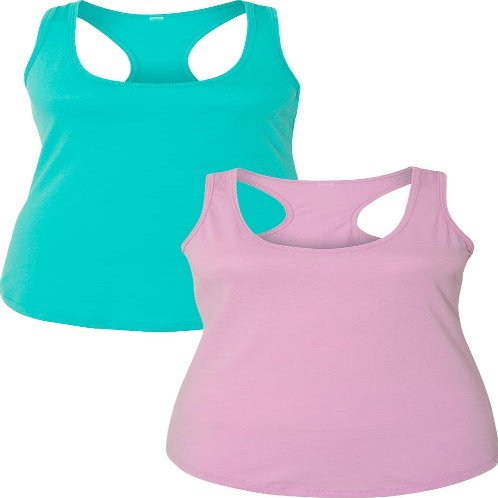 1533 Next Level The Ideal Racerback Tank Small Tahiti-Lilac
