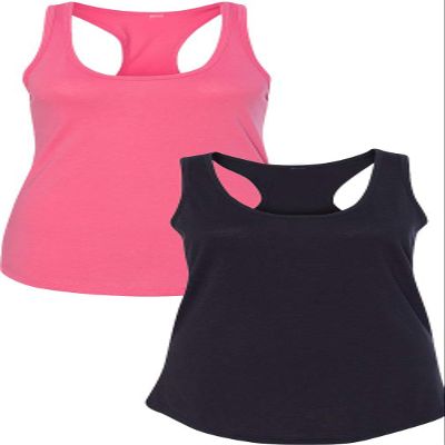 NEXT LEVEL APPAREL Women's The Ideal Quality Tank Top Small Pink-Black