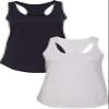 1533 Next Level The Ideal Racerback Tank 2XLBlack-White view 1