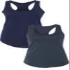 1533 Next Level The Ideal Racerback Tank LargeNavy-Indigo view 1