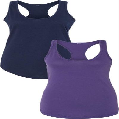1533 Next Level The Ideal Racerback Tank 2XLNavy-Purple