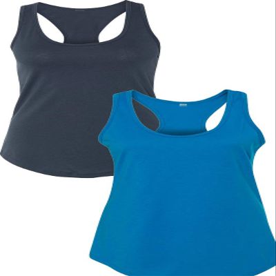 1533 Next Level The Ideal Racerback Tank Small Indigo-Turquoise