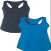 1533 Next Level The Ideal Racerback Tank Small Indigo-Turquoise view 1