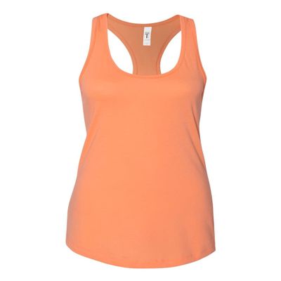 1533 Next Level The Ideal Racerback Tank X-Small Orange-Cancun