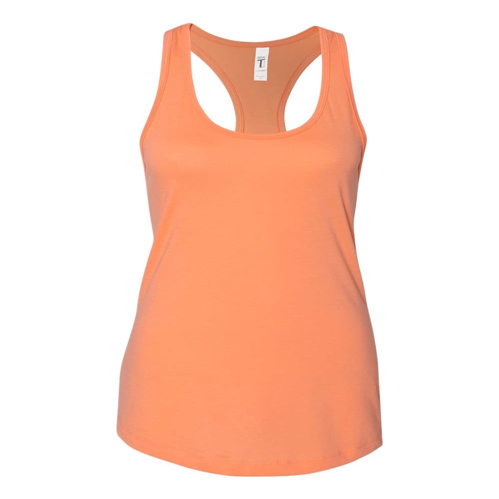 1533 Next Level The Ideal Racerback Tank X-Small Orange-Cancun