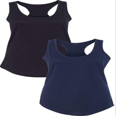 1533 Next Level The Ideal Racerback Tank Small Black-Navy