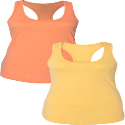 1533 Next Level The Ideal Racerback Tank 2XLOrange-Banana