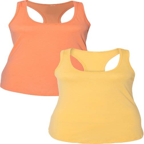 1533 Next Level The Ideal Racerback Tank 2XLOrange-Banana