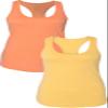 1533 Next Level The Ideal Racerback Tank 2XLOrange-Banana view 1