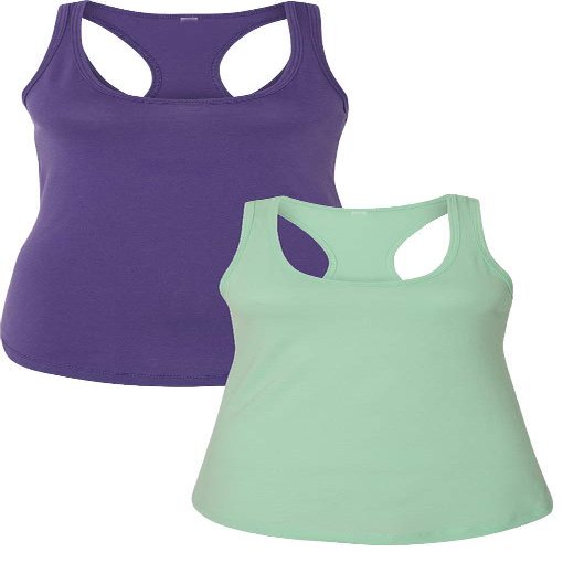 1533 Next Level The Ideal Racerback Tank LargePurple-Mint