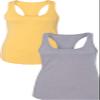1533 Next Level The Ideal Racerback Tank 2XLBanana-Heather Grey