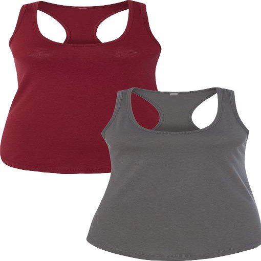1533 Next Level The Ideal Racerback Tank LargeCardinal-Dark Grey