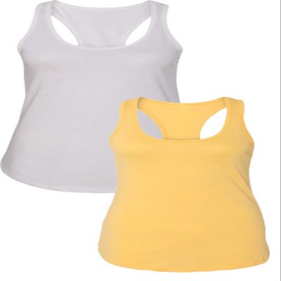 1533 Next Level The Ideal Racerback Tank 2XLWhite-Banana