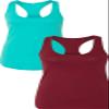 1533 Next Level The Ideal Racerback Tank 2XLTahiti-Cardinal view 1