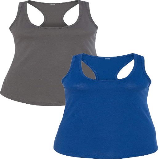 1533 Next Level The Ideal Racerback Tank 2XLDark Grey-Royal