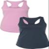 1533 Next Level The Ideal Racerback Tank 2XLLilac-Indigo view 1