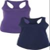 1533 Next Level The Ideal Racerback Tank LargePurple-Navy view 1