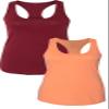 1533 Next Level The Ideal Racerback Tank X-Small Cardinal-Orange view 1
