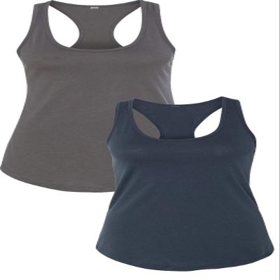 1533 Next Level The Ideal Racerback Tank 2XLDark Grey-Indigo