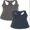 1533 Next Level The Ideal Racerback Tank 2XLDark Grey-Indigo view 1