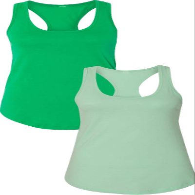 1533 Next Level The Ideal Racerback Tank LargeGreen-Mint