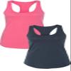 1533 Next Level The Ideal Racerback Tank 2XLPink-Indigo view 1