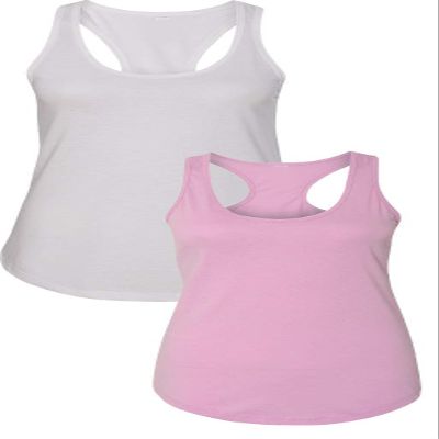 1533 Next Level The Ideal Racerback Tank LargeWhite-Lilac