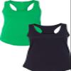 1533 Next Level The Ideal Racerback Tank Medium Green-Black