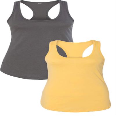 1533 Next Level The Ideal Racerback Tank 2XLDark Grey-Banana
