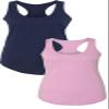 1533 Next Level The Ideal Racerback Tank 2XLNavy-Lilac view 1
