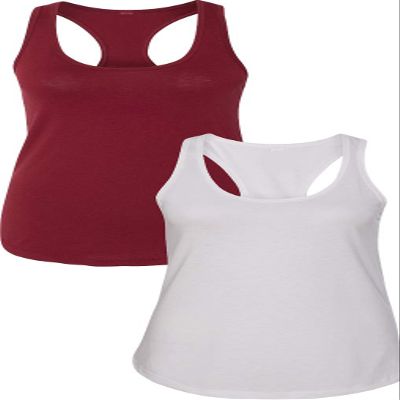 1533 Next Level The Ideal Racerback Tank Small Cardinal-White