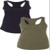 1533 Next Level The Ideal Racerback Tank LargeBlack-Army view 1