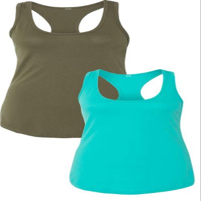 1533 Next Level The Ideal Racerback Tank 2XLArmy-Tahiti