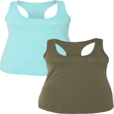 1533 Next Level The Ideal Racerback Tank Medium Cancun-Army