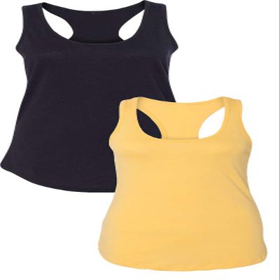 1533 Next Level The Ideal Racerback Tank 2XLBlack-Banana