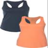 1533 Next Level The Ideal Racerback Tank 2XLIndigo-Orange view 1